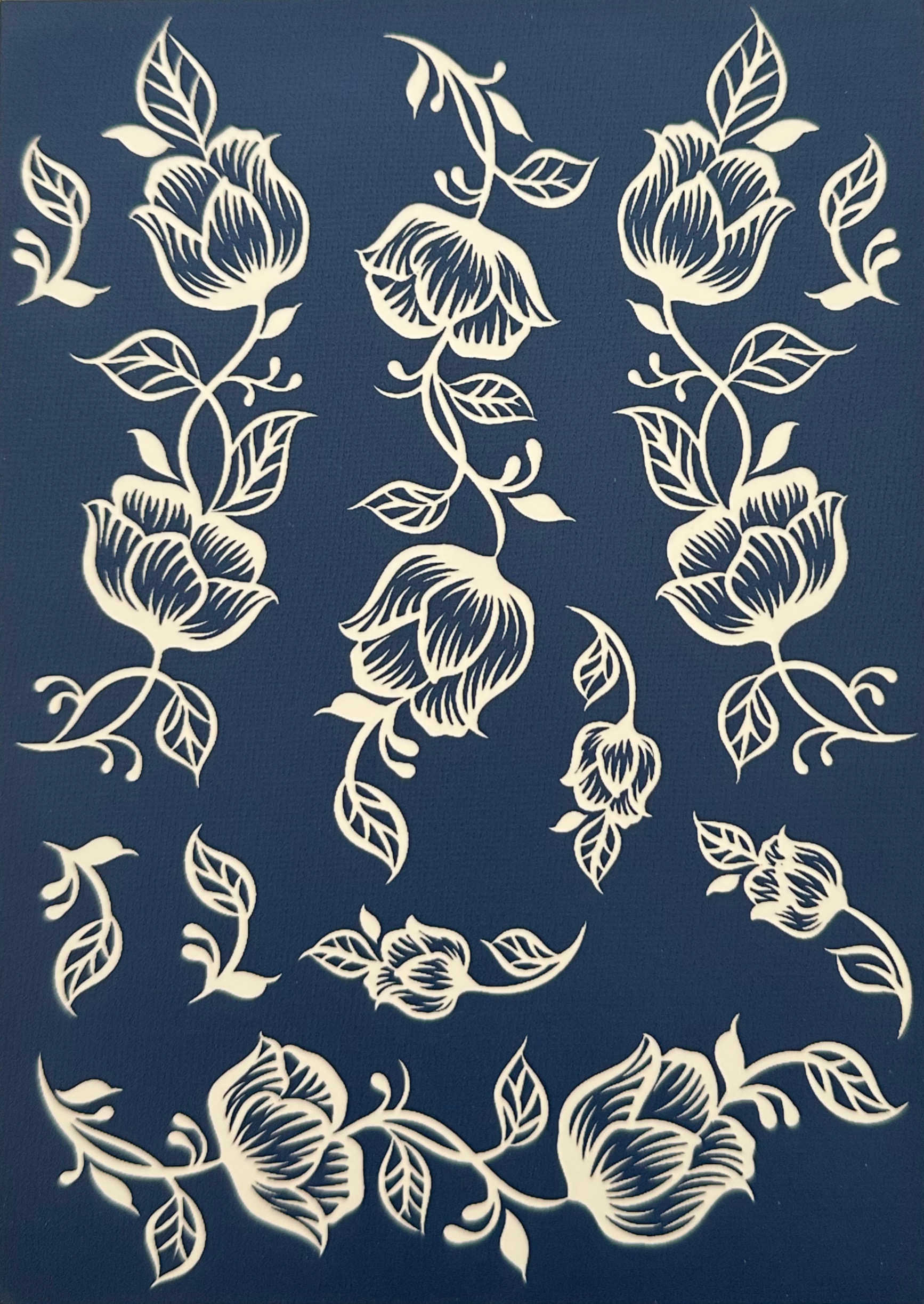 استيكر بتصميم ورد 